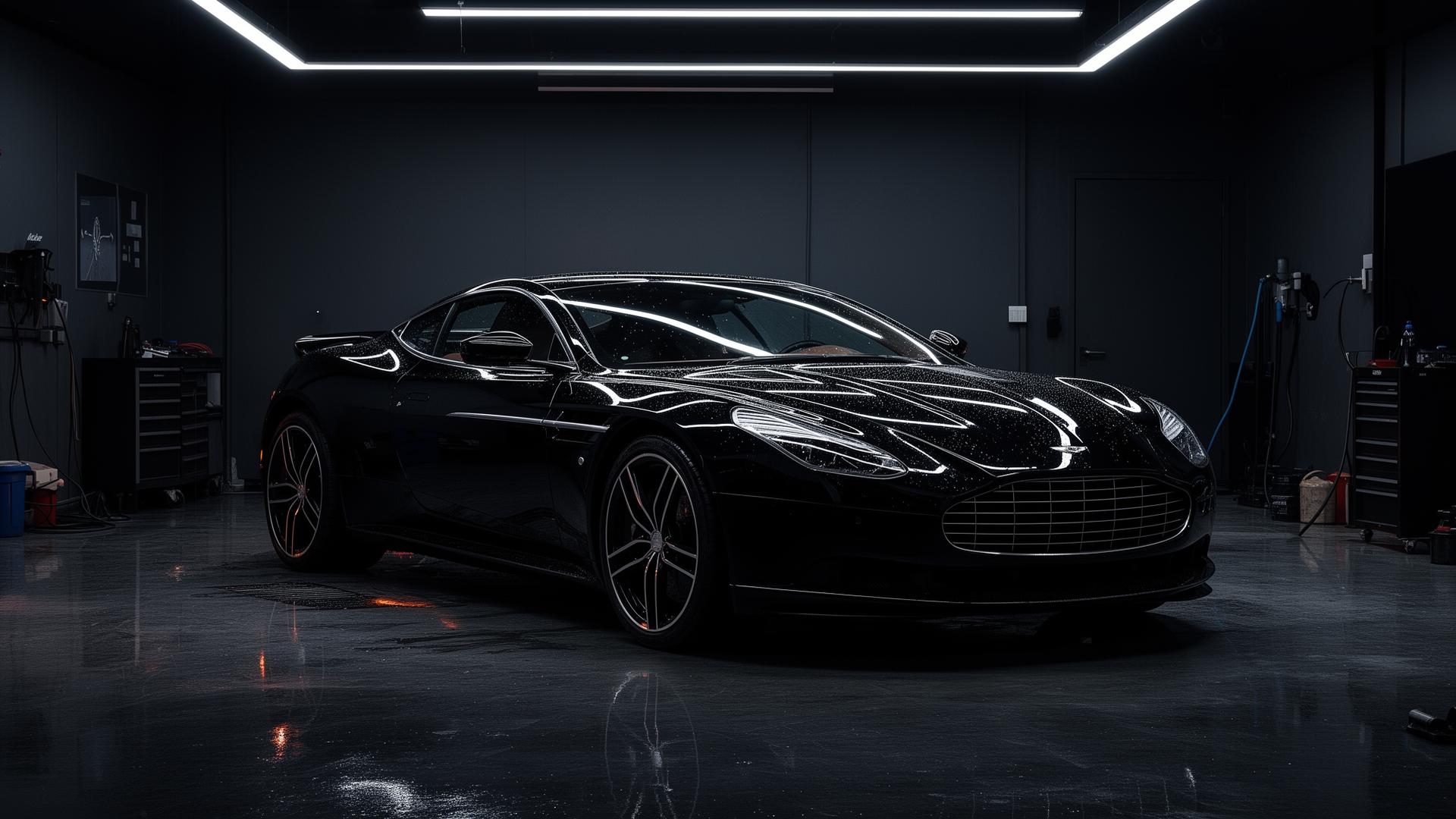 Luxury car with a showroom finish